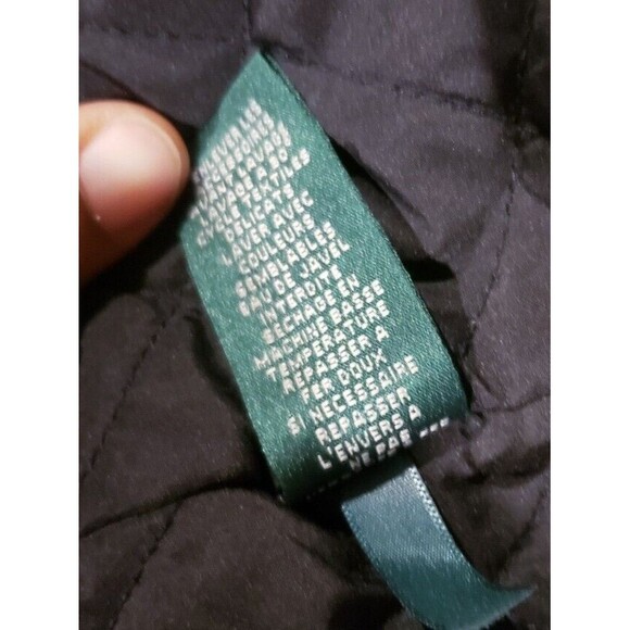 L-RL Lauren Active Ralph Lauren Size M Quilted Insulated Jacket Nylon Shell - Picture 8 of 9